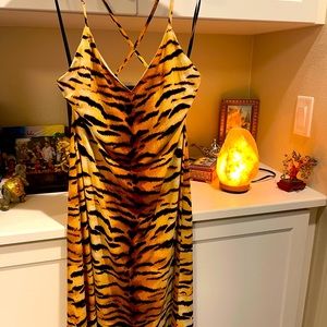 Animal print dress